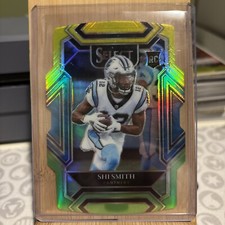 2021 Select Shi Smith #296 RC Club Level Green/Yello Die Cut Prizm Panthers