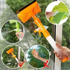 Windshield Cleaner W/Microfiber Cloth and Spray Bottle Car Window Cleaning Tool