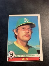 #604 Jeff Newman Oakland A’s athletics,,￼1979 Topps Cb15