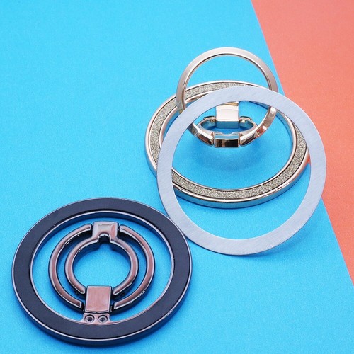 Magnetic Glitter Phone Rings Holder with Adjustable Stand Metal Finger Kickstand - Afbeelding 5 van 14