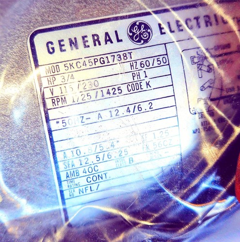 BRANDNEW GE 5KC45PG1738T 3/4HP 1PHASE V115/230 HZ 60/50 AC MOTOR PUMP FREE-SHIP - Picture 7 of 9