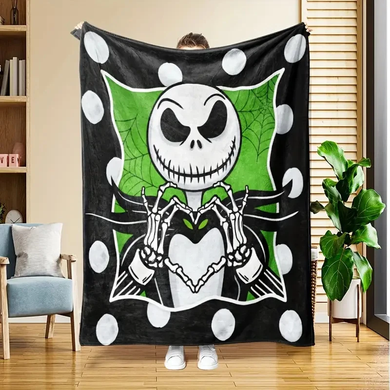 Nightmare Before Christmas Jack Skellington Make Love Sign Blanket