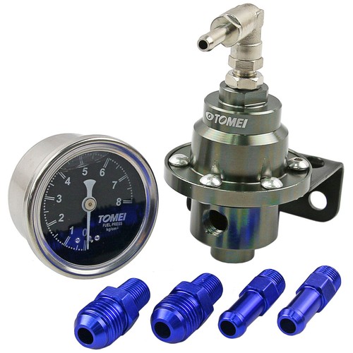 Jdm Adjustable Fuel Pressure Regulator with Gauge For All Turbo EFi Engine - Picture 2 of 9