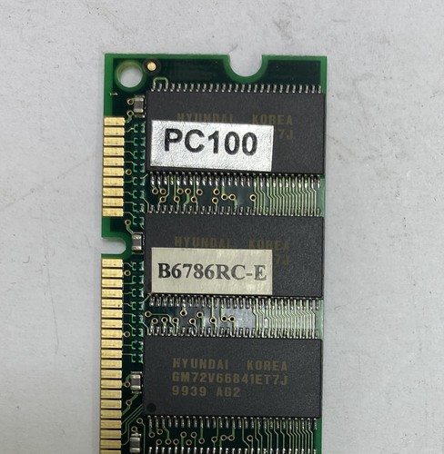 Memoria RAM para computadora Hyundai B6786RC-E PC100 128 MHz 168 pines SDRAM sin ECC - Imagen 2 de 3