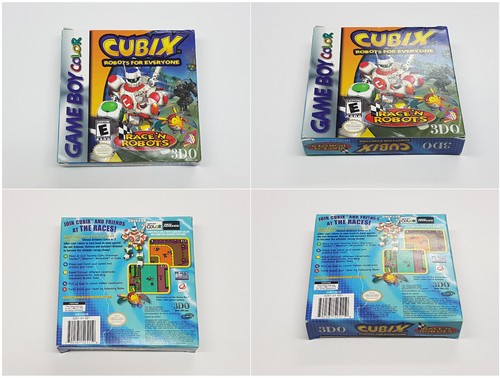 Cubix Robots for Everyone Race N Robots Nintendo Game Boy Color Box & Manual ** - Picture 2 of 24