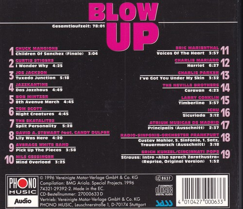 ZOUNDS - Blow Up - Audio`s Audiophile Vol. 3 - audiophile Gold-CD 1996 - Bild 2 von 2