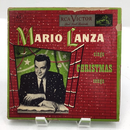 Mario Lanza Sings Christmas Songs vinyl 45 RPM RCA Victor WDM 1649 6 Records - Picture 1 of 13