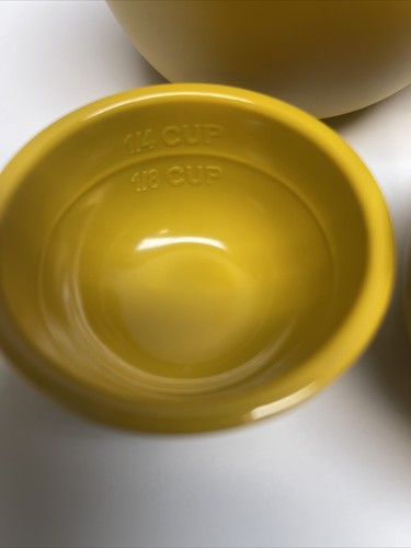 Vintage Melamine Food Prep Nesting Measuring Bowls 1/8 cup-2 cup Set Of 5 JD MH - Picture 7 of 8