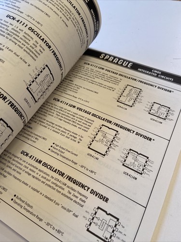 Vintage Sprague Electronics Catalog Brochure Sales Literature Lot #F - Picture 9 of 12