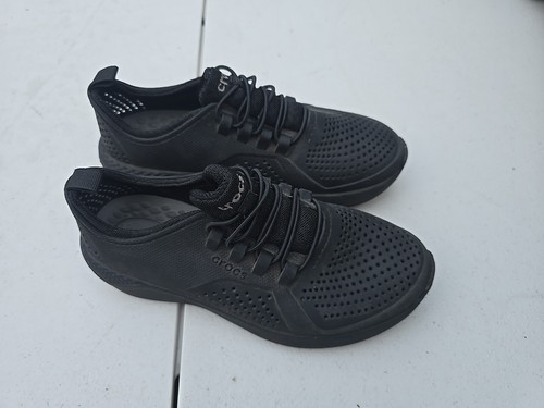 Crocs - Kids Sneakers Lite Ride Black - Size J2 - Picture 3 of 8