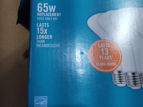 (6-Pk) Ecosmart Led Light Bulb 65W Equivalent Soft White 2700k BR30 1006248286 - Picture 3 of 7
