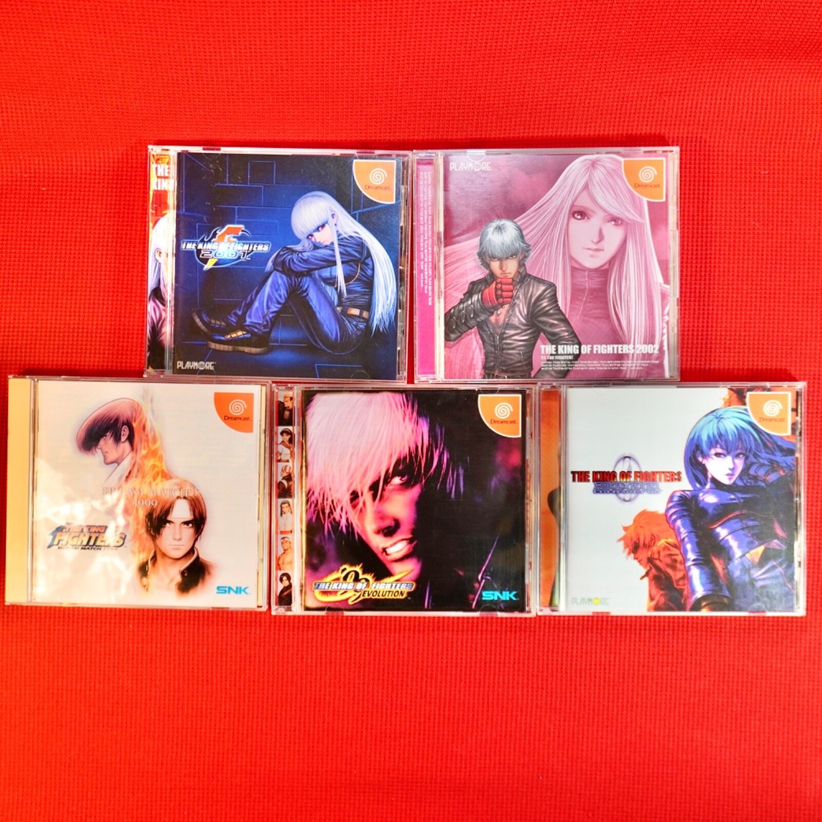 Lot 5 King Of Fighters Dreamcast 1999 99 2000 2001 2002 w Lot 5 King Of Fighters Dreamcast 1999 99 2000 2001 2002 w