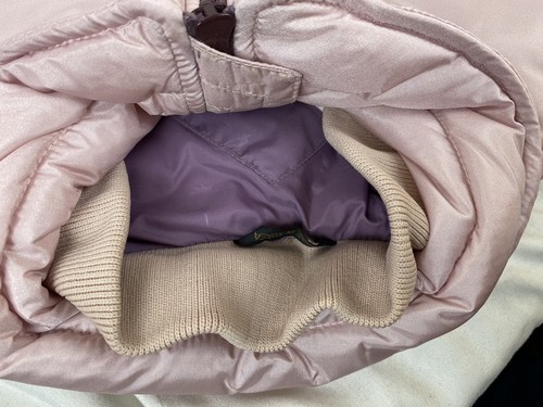 Vintage Womens Ski Jacket Coat NWT Large White Stag Down Purple Pink Winter 80s - Picture 12 of 12