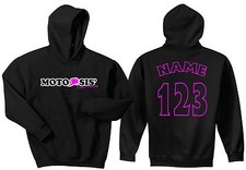 MOTO SIS' HOODIE SWEAT SHIRT SISTER YOUTH MX JUST RIDE MOTOCROSS GIRL