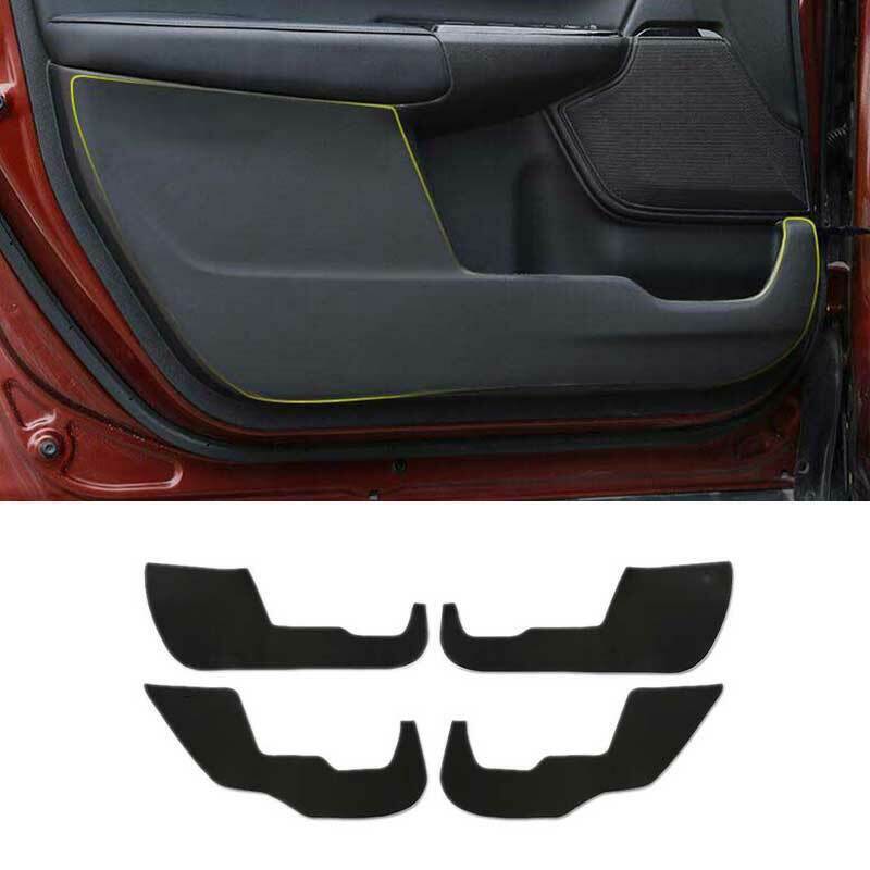 For Honda CR-V 2017-2022 black leather PU Side Door Bottom Anti Kick Trim Cover