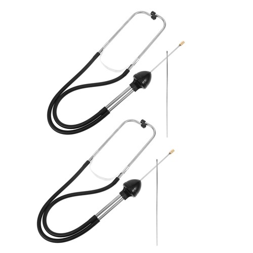 2 Pcs D'écoute Kit De Détection Fuite Piscine Tige D'essai Conduite D'eau