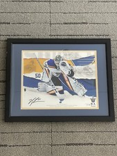 Jordan Binnington St. Louis Blues Goalie, Stanley Cup / Framed Photo, Fanatics 