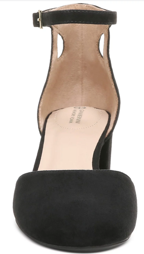 *NEW WITH BOX* Giani Bernini black suede block heels; W9.5; memory foam - Picture 4 of 8