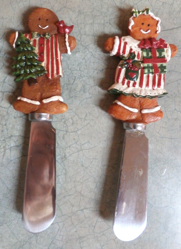 GINGERBREAD SPREADERS MR AND MRS - Picture 3 of 4