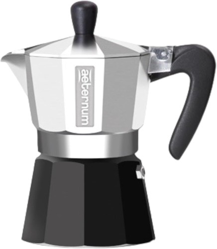 Aeternum caffettiera moka Black Pearl 1 2 3 tazza tazze tz coffee maker - Rotex - Foto 6 di 14