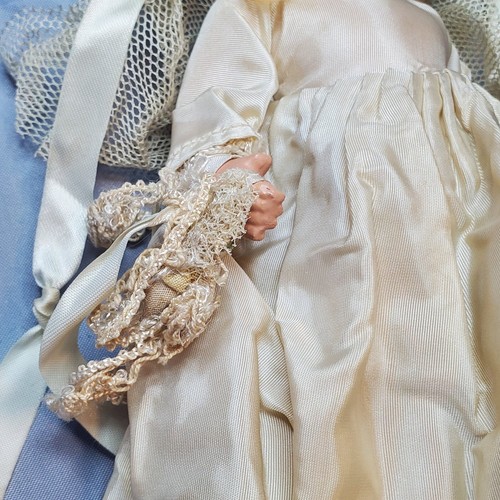 1940er Komposition Puppe Lot von 2 Hollywood Mädchen Braut 8,5" und 5,5" TEILE REPARATUR - Bild 6 von 21