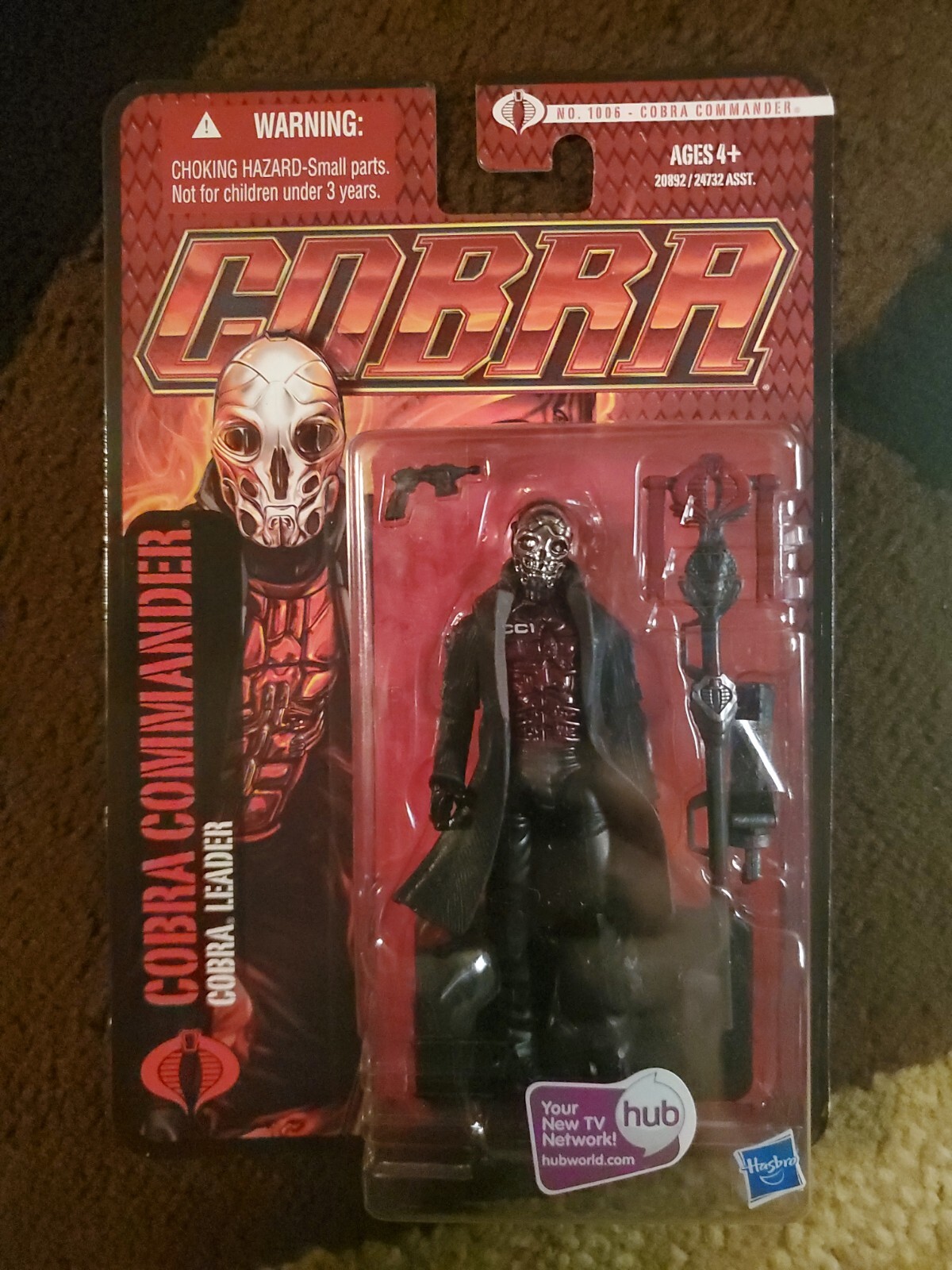 GI JOE "COBRA":  COBRA COMMANDER #1006 - "New" 2010