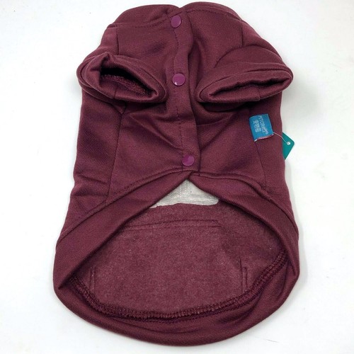 Hundepullover Jacke, Sunset Beach, weinrot passt Hunden mit 16,5-19,5" Brustumfang - Bild 5 von 6