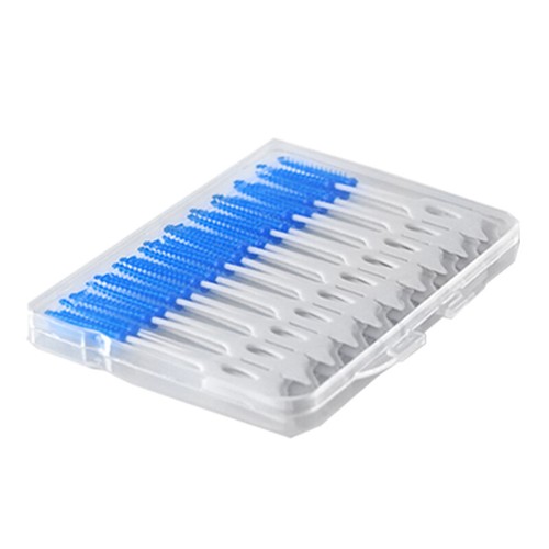20/40x Oral Interdentalbürste Zahnseide Pflanzstäbe Zahn Kopf Zahnstocher $ - Picture 10 of 14