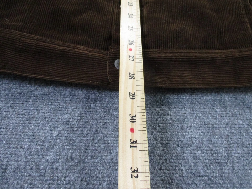 Chaqueta Wallace Barnes Hombres S Marrón Pana Sherpa Forrada Abrigo Pesado Occidental Foto 4 de 4