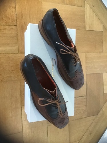 Herren Schuhe - Gr. 43 - Leder - zweifarbig - Bild 4 von 6
