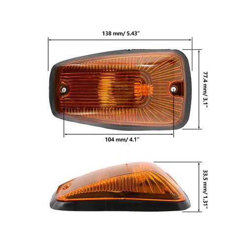 Cab Roof T10 LED&Cover For 1988-02 GMC Chevy C1500 C2500 C3500 K1500 K2500 K3500 - Picture 2 of 12