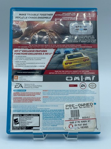 Need for Speed Most Wanted U Wii U - Imagen 2 de 5