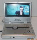 audiovox D1730 Portable Dvd Player 7" Screen with Case Power Adapter Remote