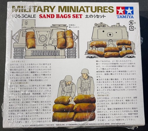 Tamiya Sand Bags Set Military Miniatures 35025 1/35 FS NEW Model Kit - Picture 2 of 4