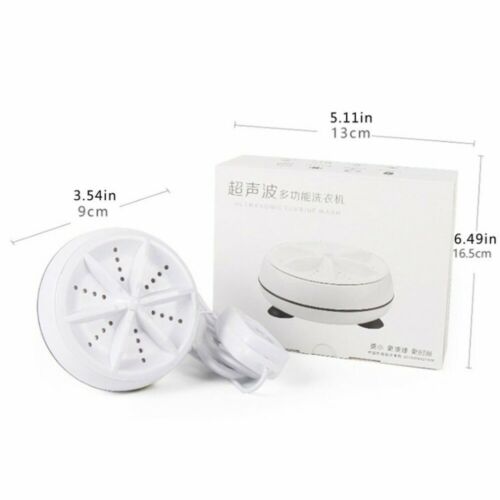 Portable Ultrasonic Washer with USB Cable Dishwasher cloth Mini Washing Motor - Picture 8 of 8