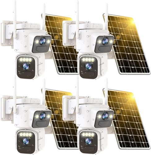 Solar Security Camera Wireless 2.4G/5G Wi-Fi Home Security PTZ Motion Zone - Picture 11 of 12