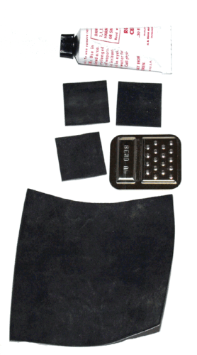 Kit riparazione gomma incollata / kit riparazione tubi bicicletta / kit toppa bicicletta NUOVO! - Foto 2 di 2