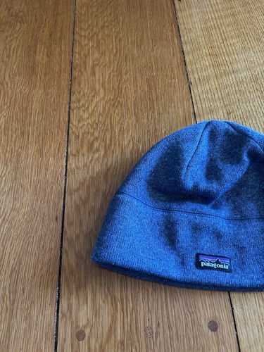 Patagonia Better Sweater Beanie Industrial Navy Outdoor Hiking Fleece - Picture 3 of 6
