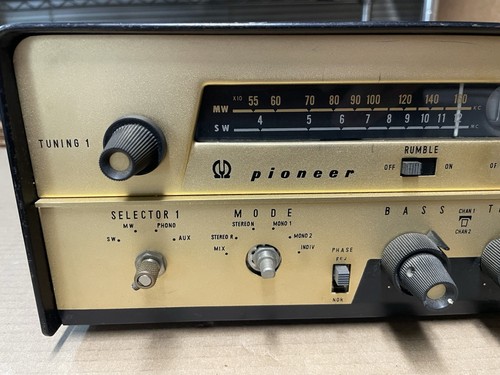 RECEPTOR TUBO ESTÉREO PIONEER SM-B200A VINTAGE AÑOS 60 SOLO REPUESTOS/REPARACIÓN - Imagen 2 de 19