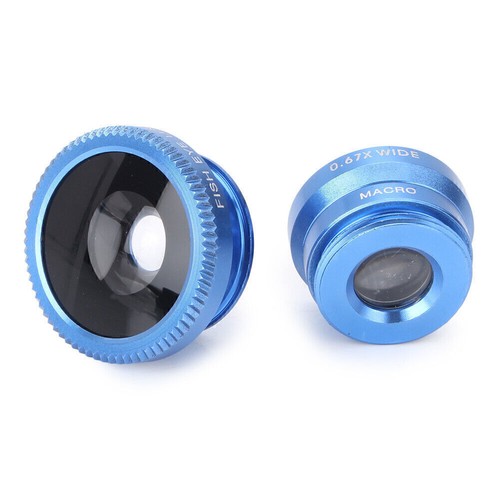 3 In 1 Fish Eye Wide Angle Macro Camera Clip-on Lens fit Universal Mobile Phone - 第 6/19 張圖片