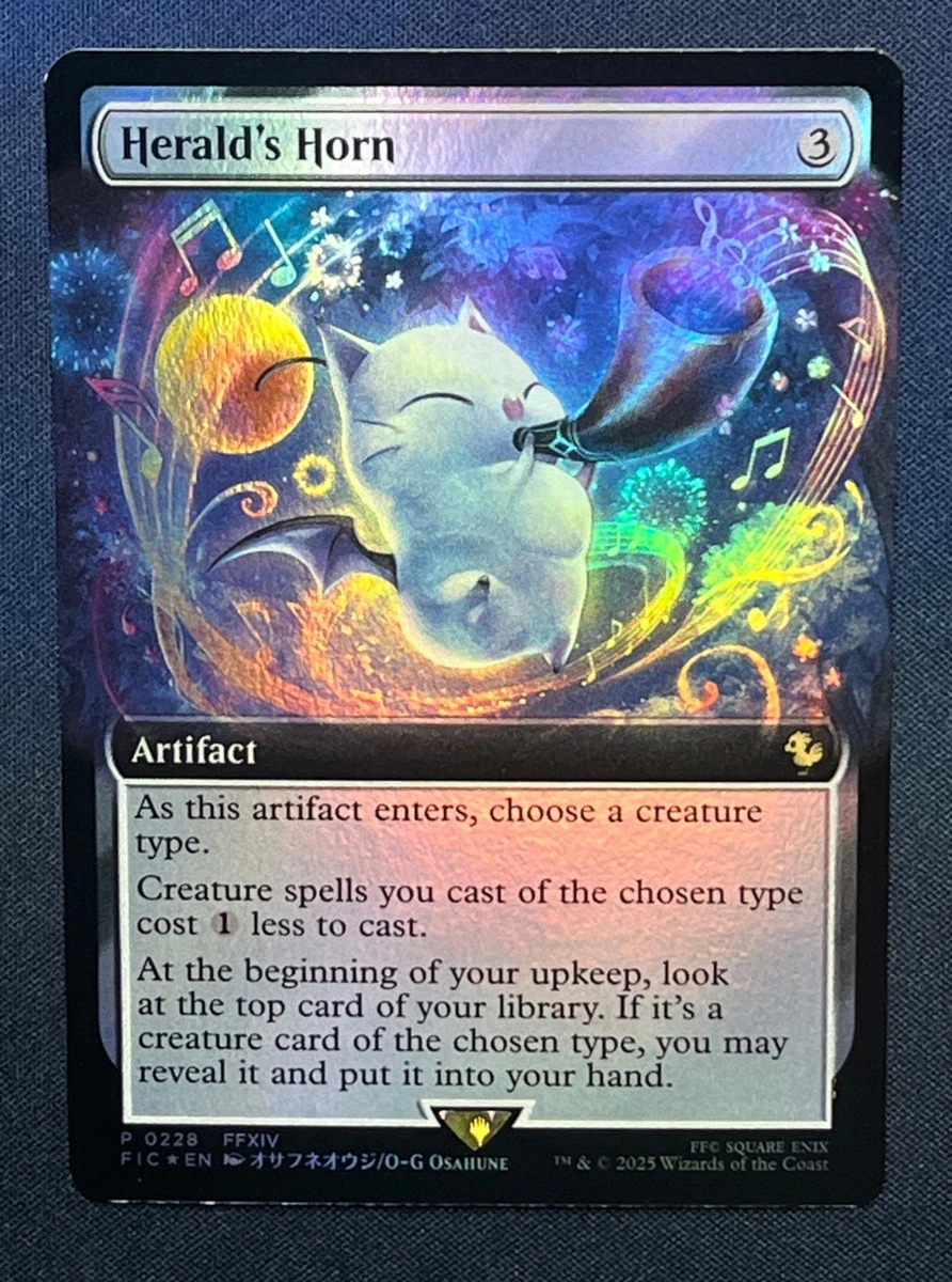 herald's horn mtg final fantasy 401 Games Canada - - Extended Art choose a creature type Herald's Horn #B - #1