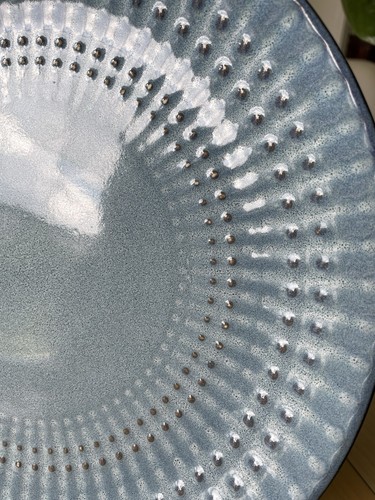 Mikasa Gourmet Basics Riley Essteller blau Steinzeug erhöhte Punkte, 10,5" - Bild 4 von 6