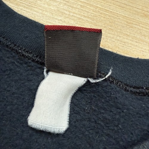 Vintage 90s Faded Black Crew Neck Sweatshirt Pro Spirit Large Men’s V Stitch - Picture 4 of 10