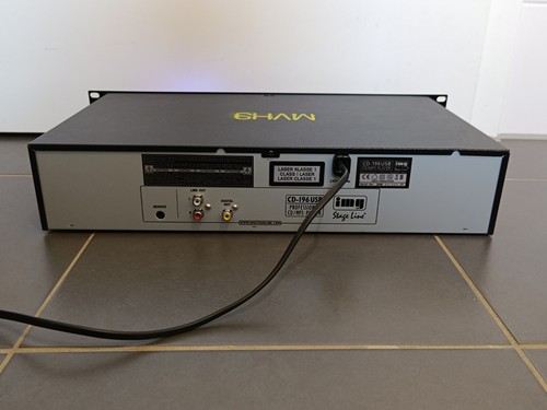 IMG Stage Line CD-196USB Black Professional CD & MP3 Player + Fernbedienung - Bild 8 von 9