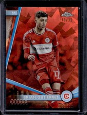 2024 Topps Chrome Sapphire Edition MLS Brian Gutierrez Refractor Orange #19/25