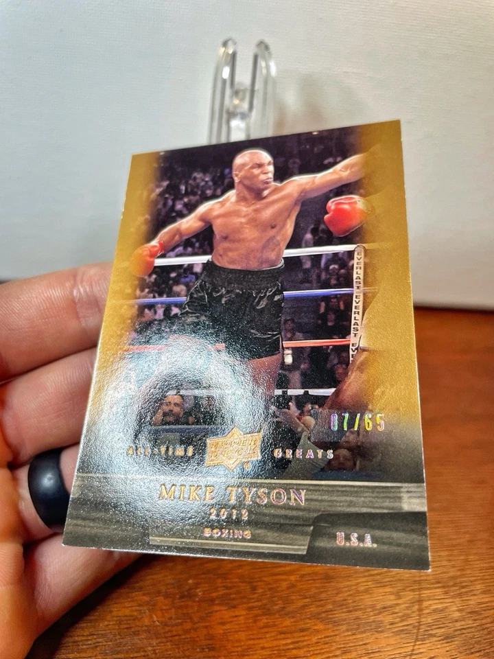 2012 Upper Deck UD All-Time Greats MIKE TYSON Bronze #/65 💎RARE!💎 #92 - Image 4 of 4