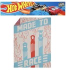 Hot Wheels Super Soft 100% Cotton Knit Throw Blanket 46" x 60" Licensed Product