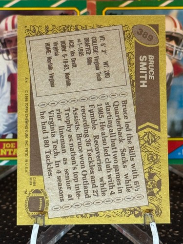Juego completo de 396 cartas Topps Football 1986 (Rice, Young, White, Smith RC, Payton) - Imagen 15 de 17