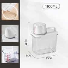 1100ml Laundry Detergent Dispenser Bottles for Liquid Powder Softener Bleach