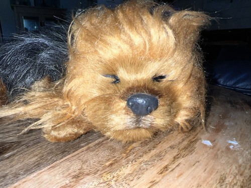 Perfect Petzzz Realistic Dog Breathing Sound Yorkshire Terrier Yorkie Pup 10" - Picture 2 of 8